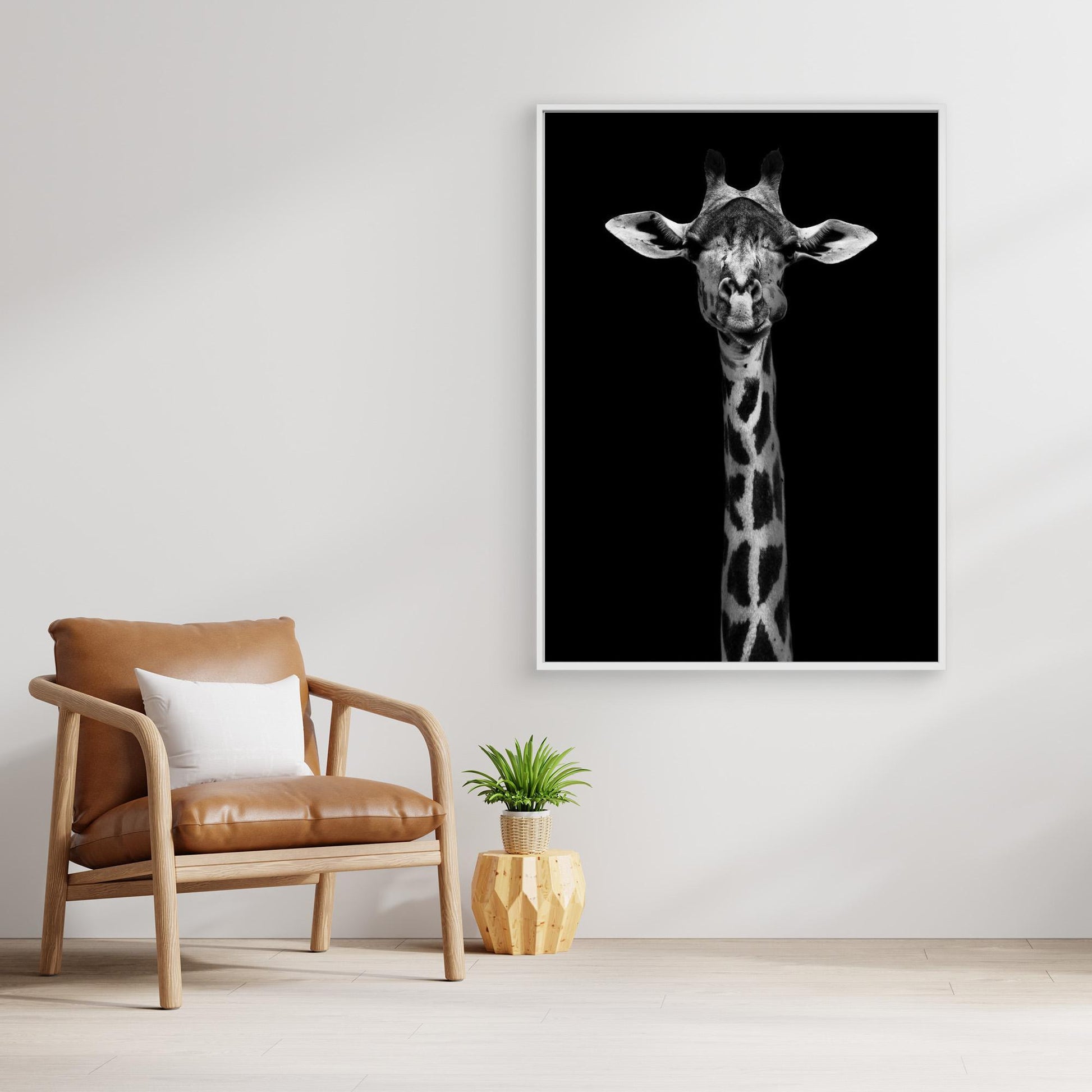 Giraffe Portrait by Wild Photo Art