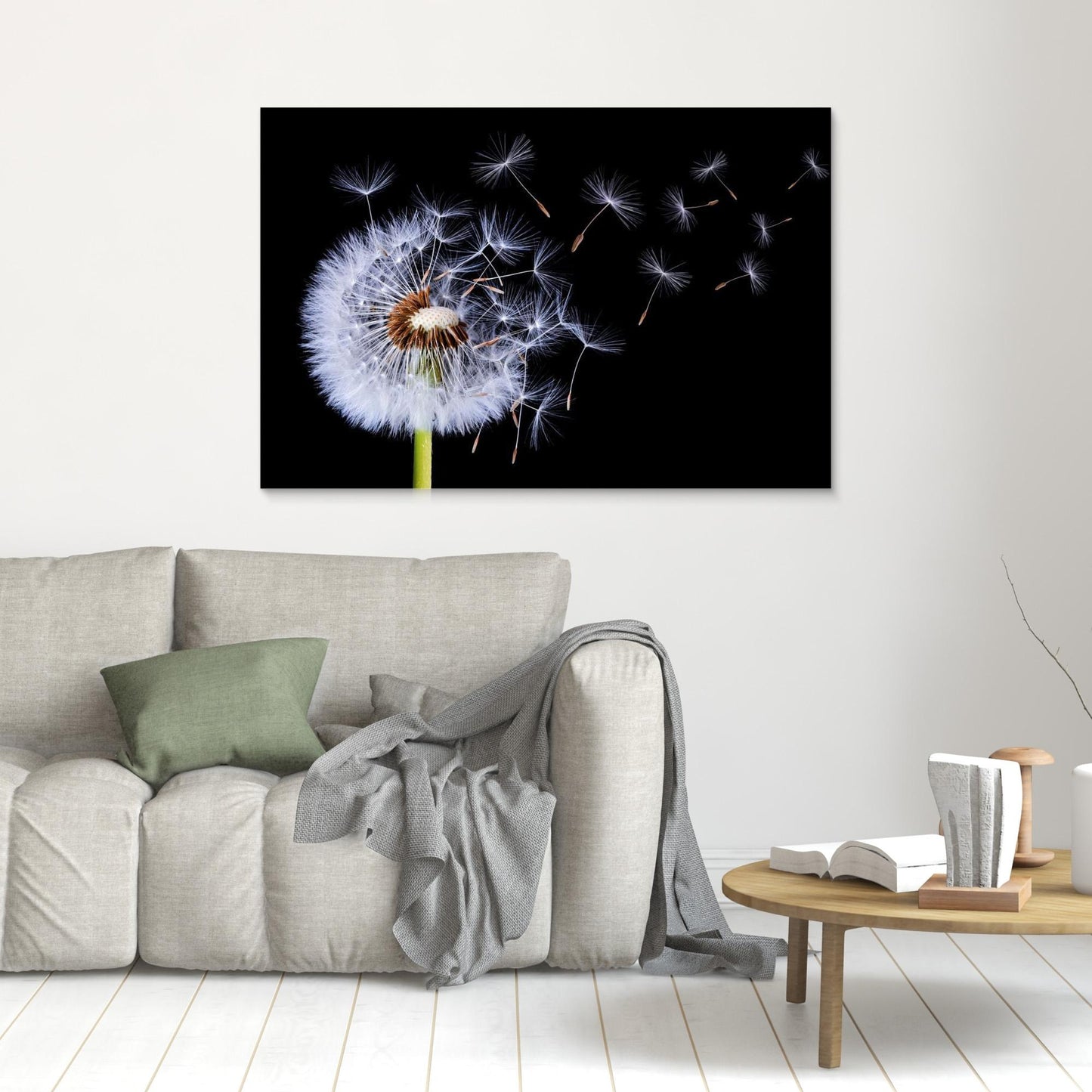 Dandelion Blowing by Bess Hamiti