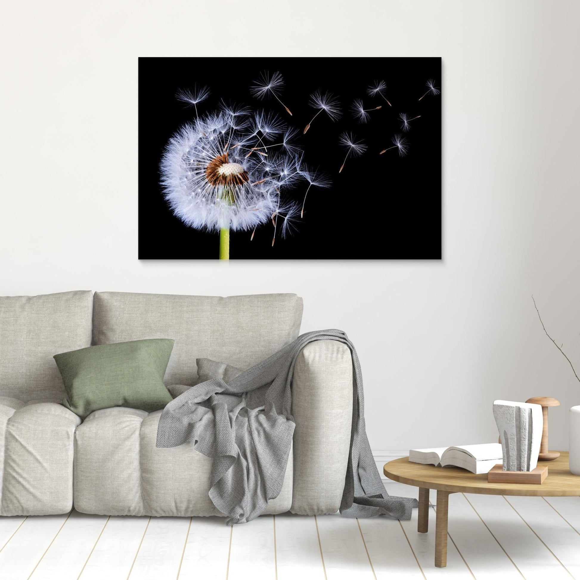 Dandelion Blowing by Bess Hamiti