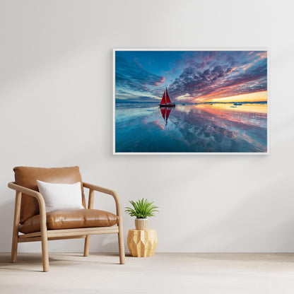 Greenland fire sky by Marc Pelissier