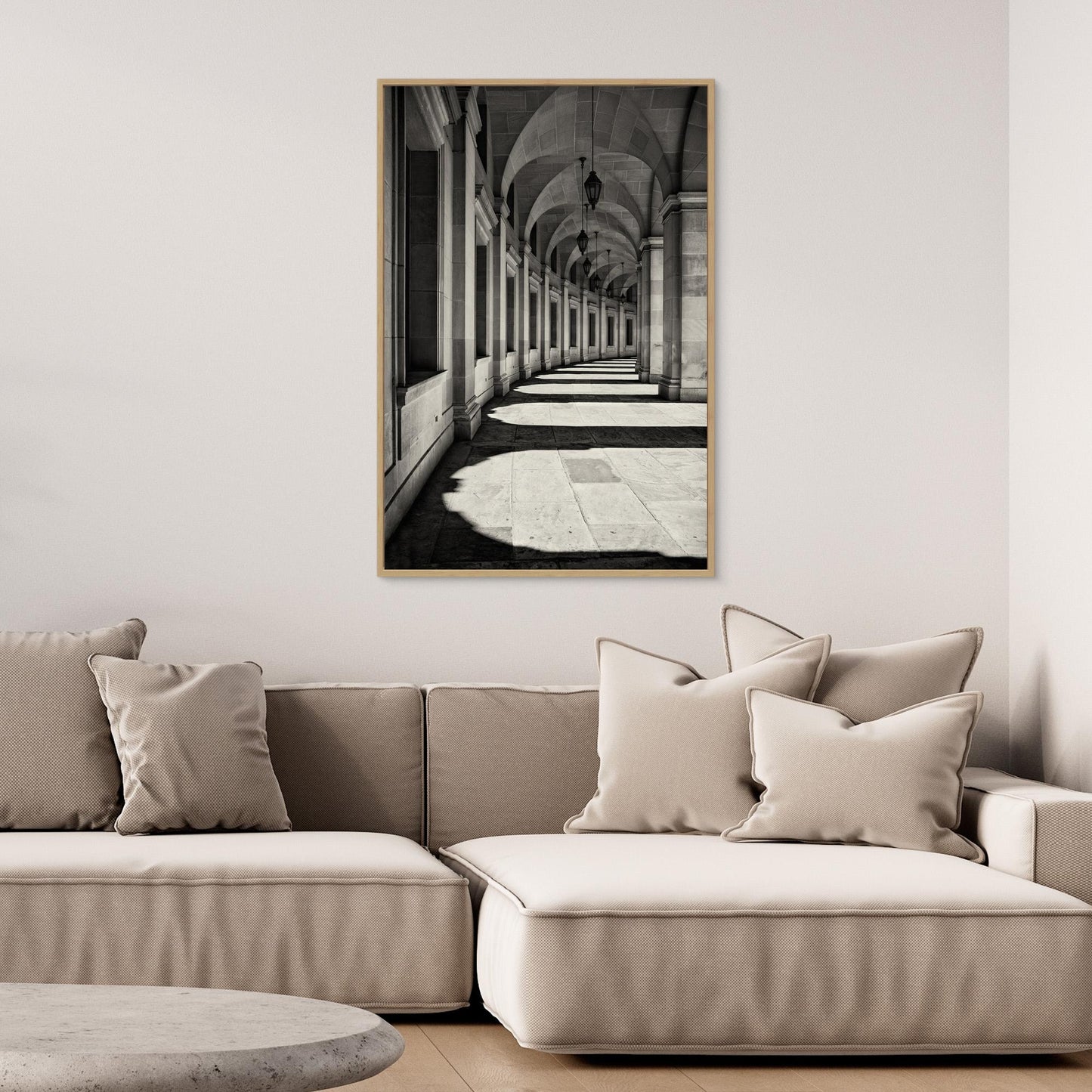 Curved Corridor by Louise Wolbers